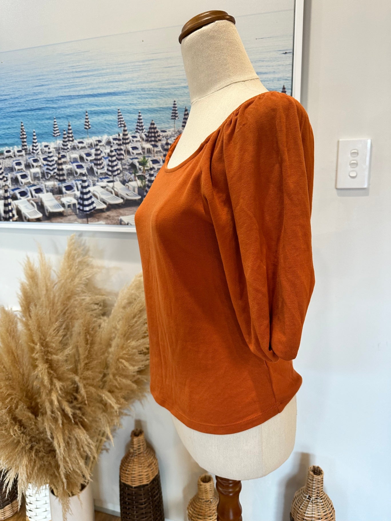 Princess Highway Top 10 Rust Orange