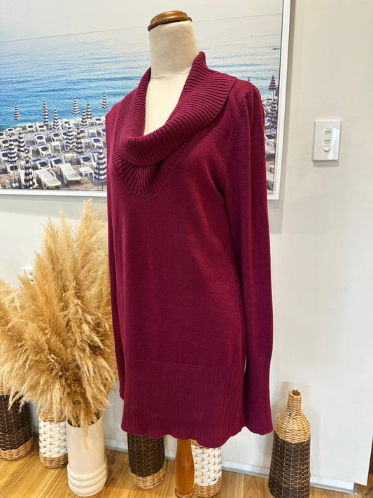 [SALE] Y2K era - Glassons - 10 - Cowl neck, longline top