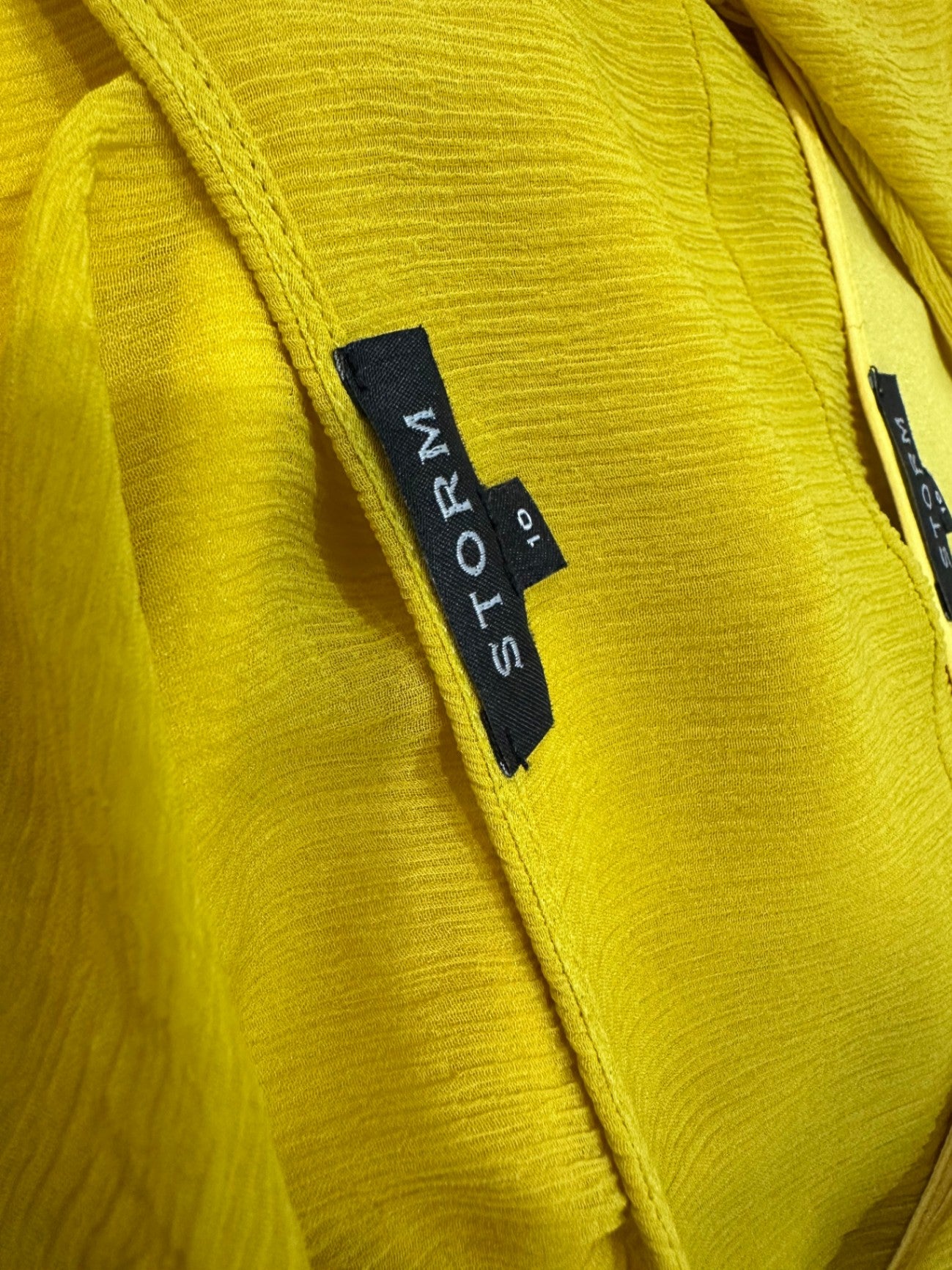 [SALE] Storm Dress 10 Yellow