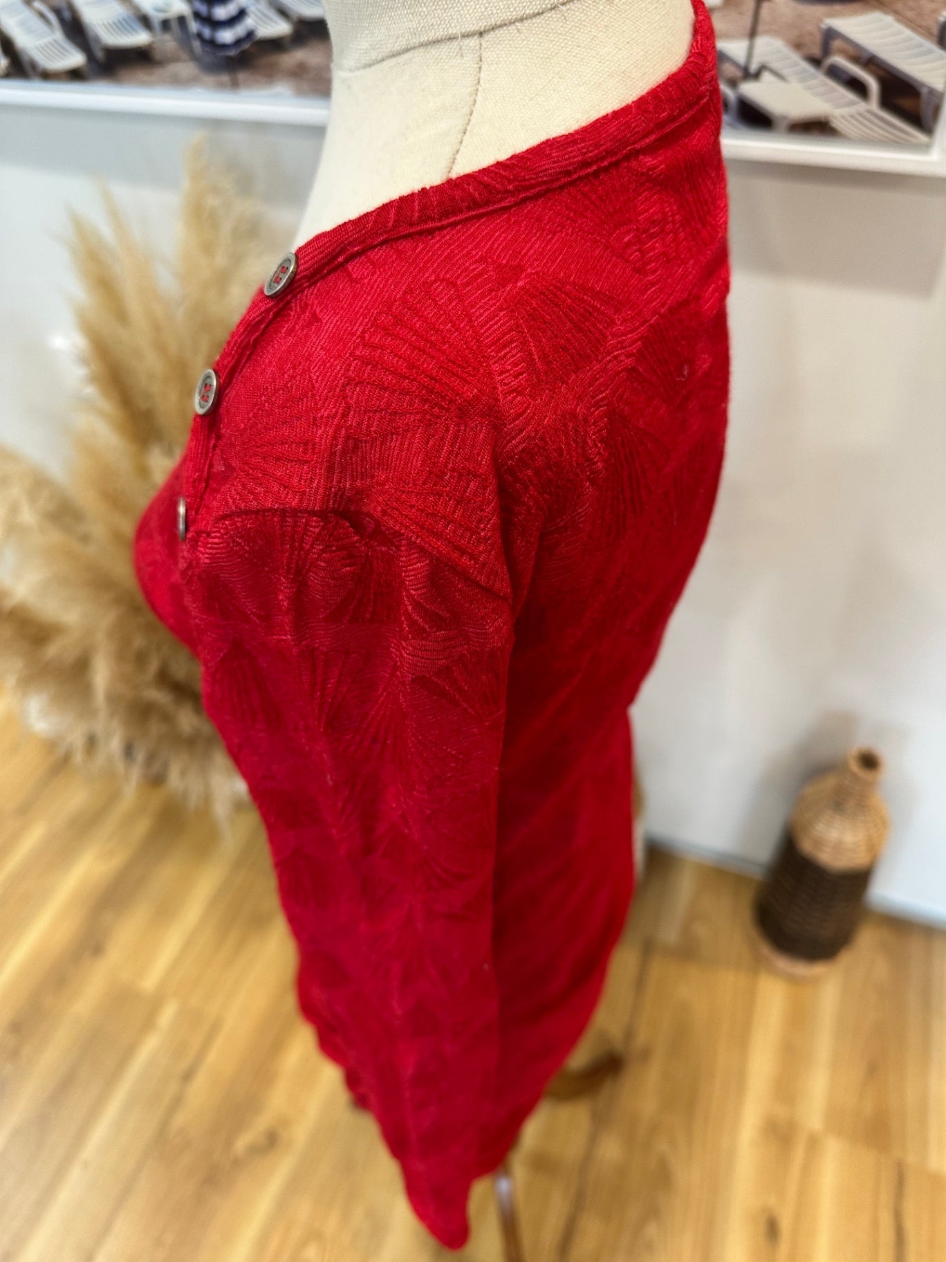 Bettie Monroe Dress Medium Red