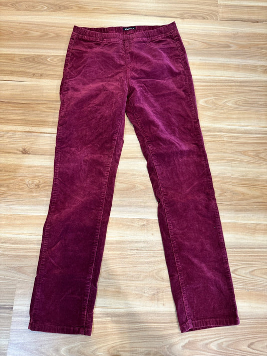Vassalli Pants 12 Burgundy