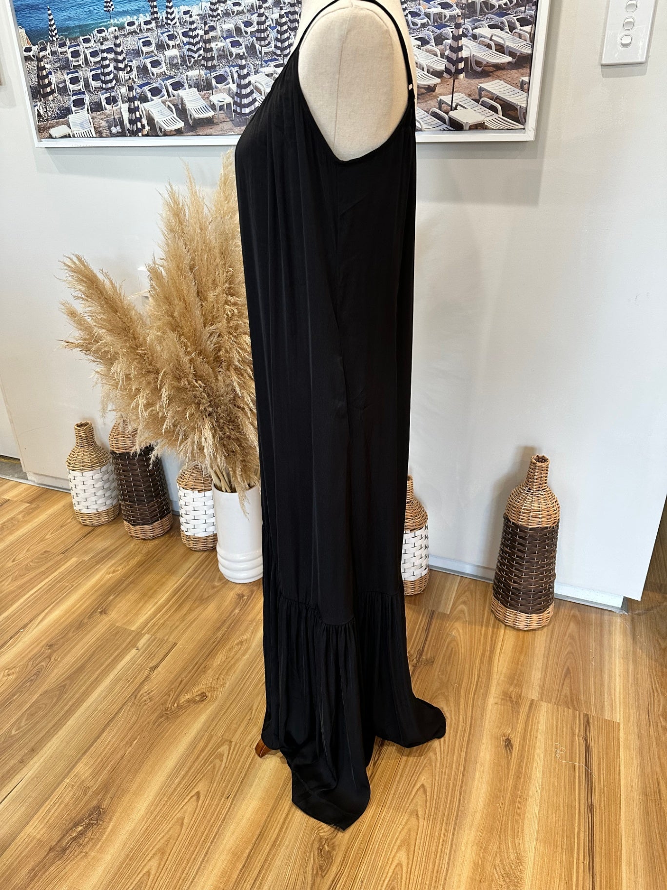 [SALE] Decjuba Maxi Dress 8 Black - New