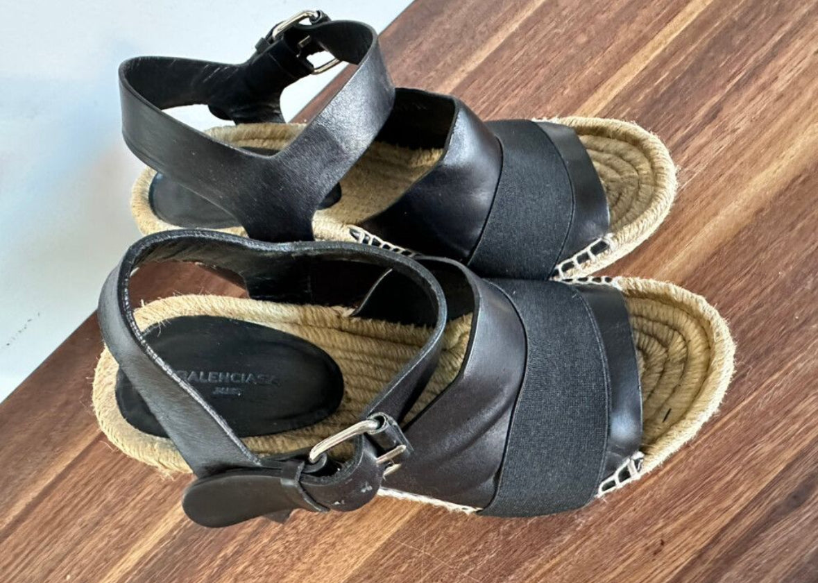 [SALE] Balenciaga Sandals 38 Black