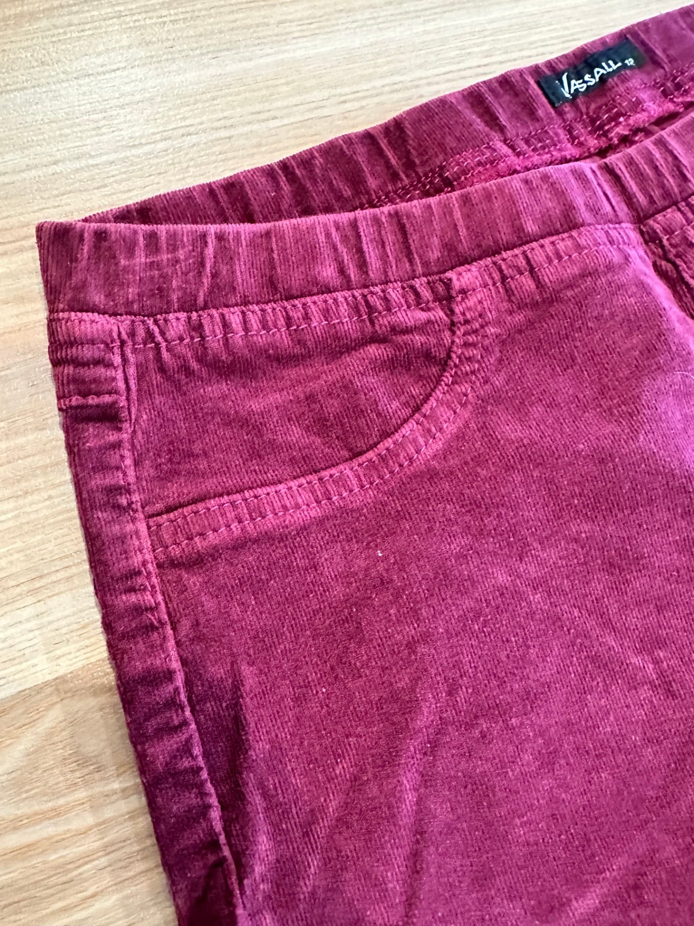 Vassalli Pants 12 Burgundy