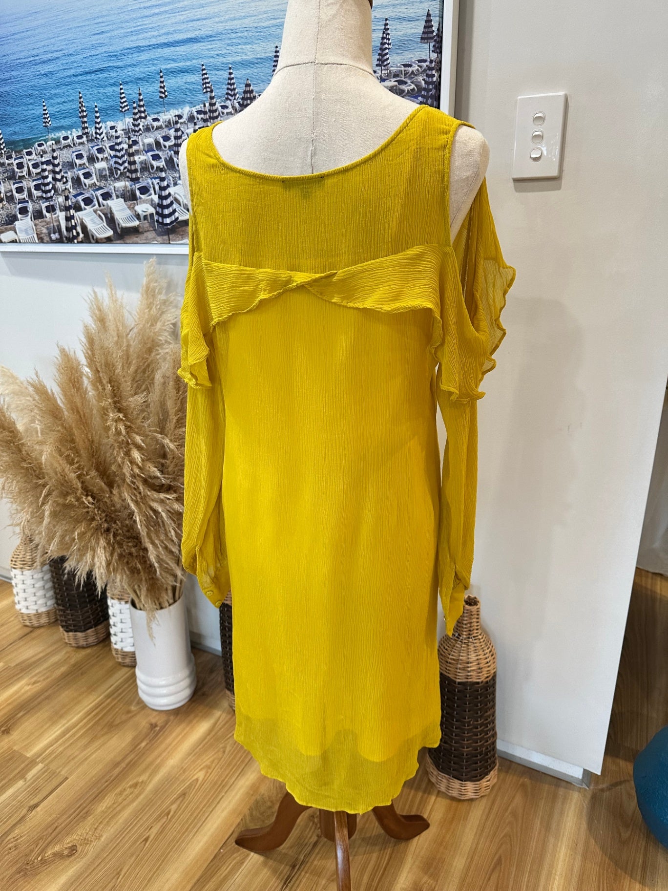 [SALE] Storm Dress 10 Yellow