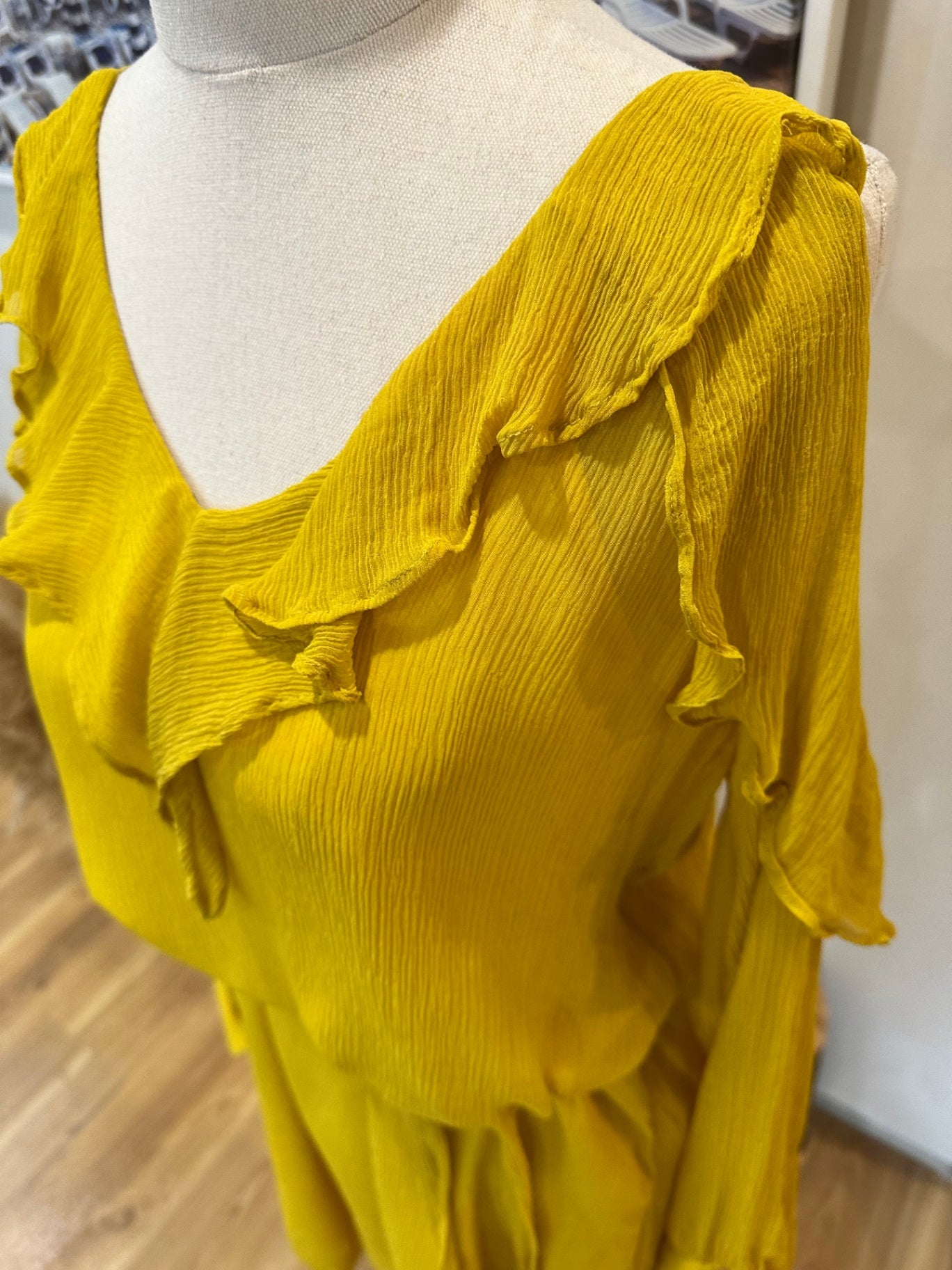 [SALE] Storm Dress 10 Yellow