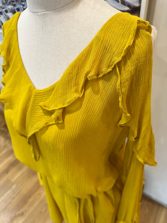 [SALE] Storm Dress 10 Yellow