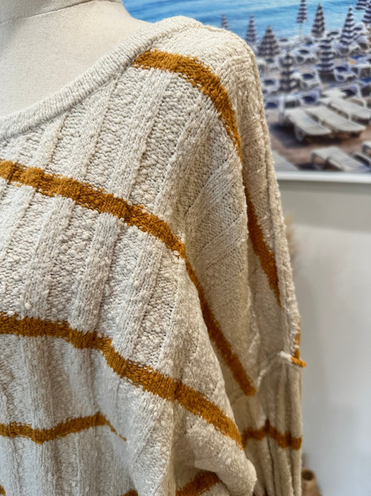 [SALE] Rip Curl - Jumper - Medium / Large - Beige + Mustar