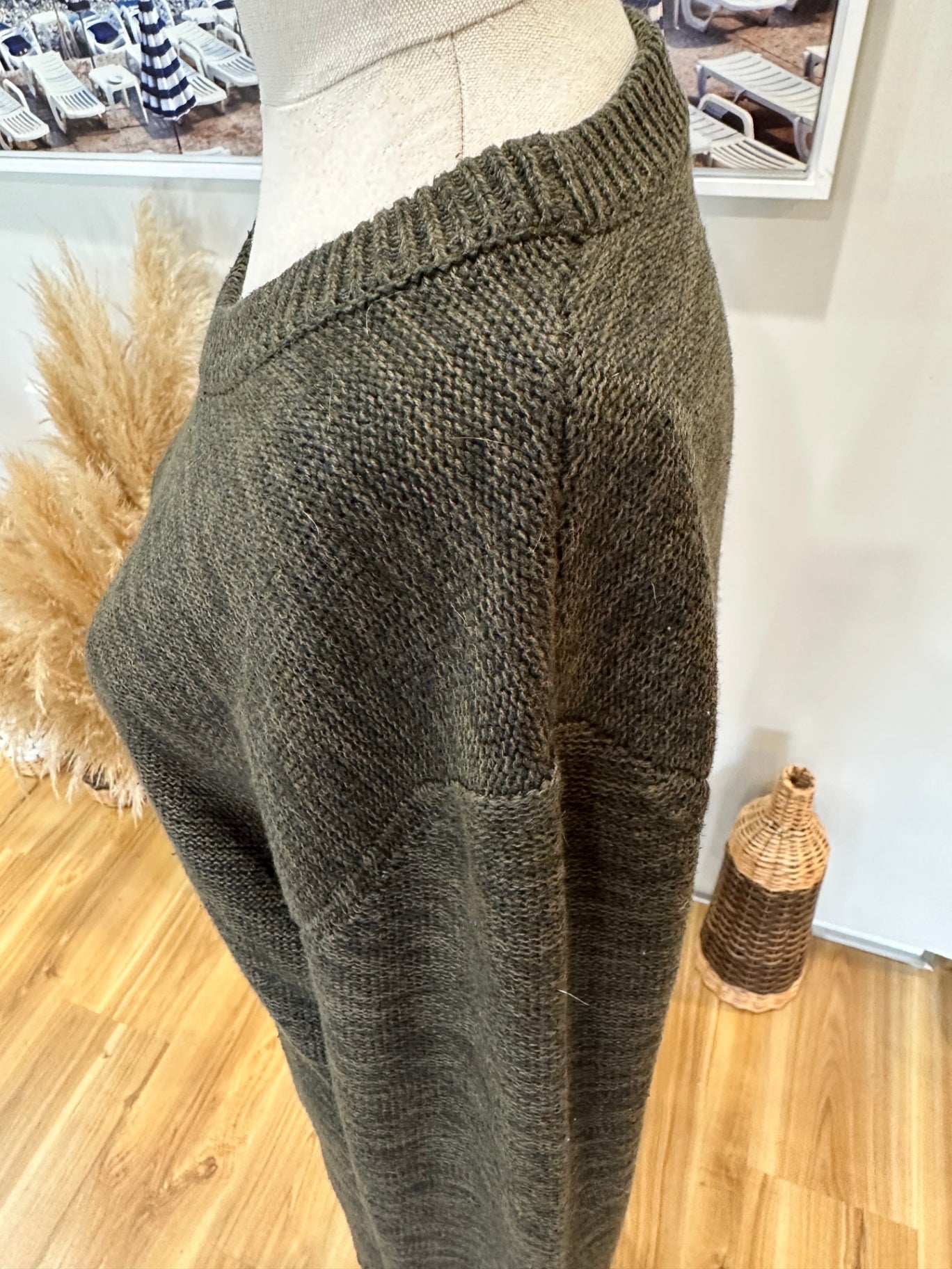 Rusty Jumper Small Olive Green