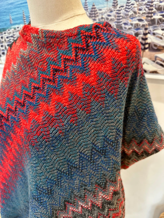 [SALE] Missoni-esque Poncho - One Size