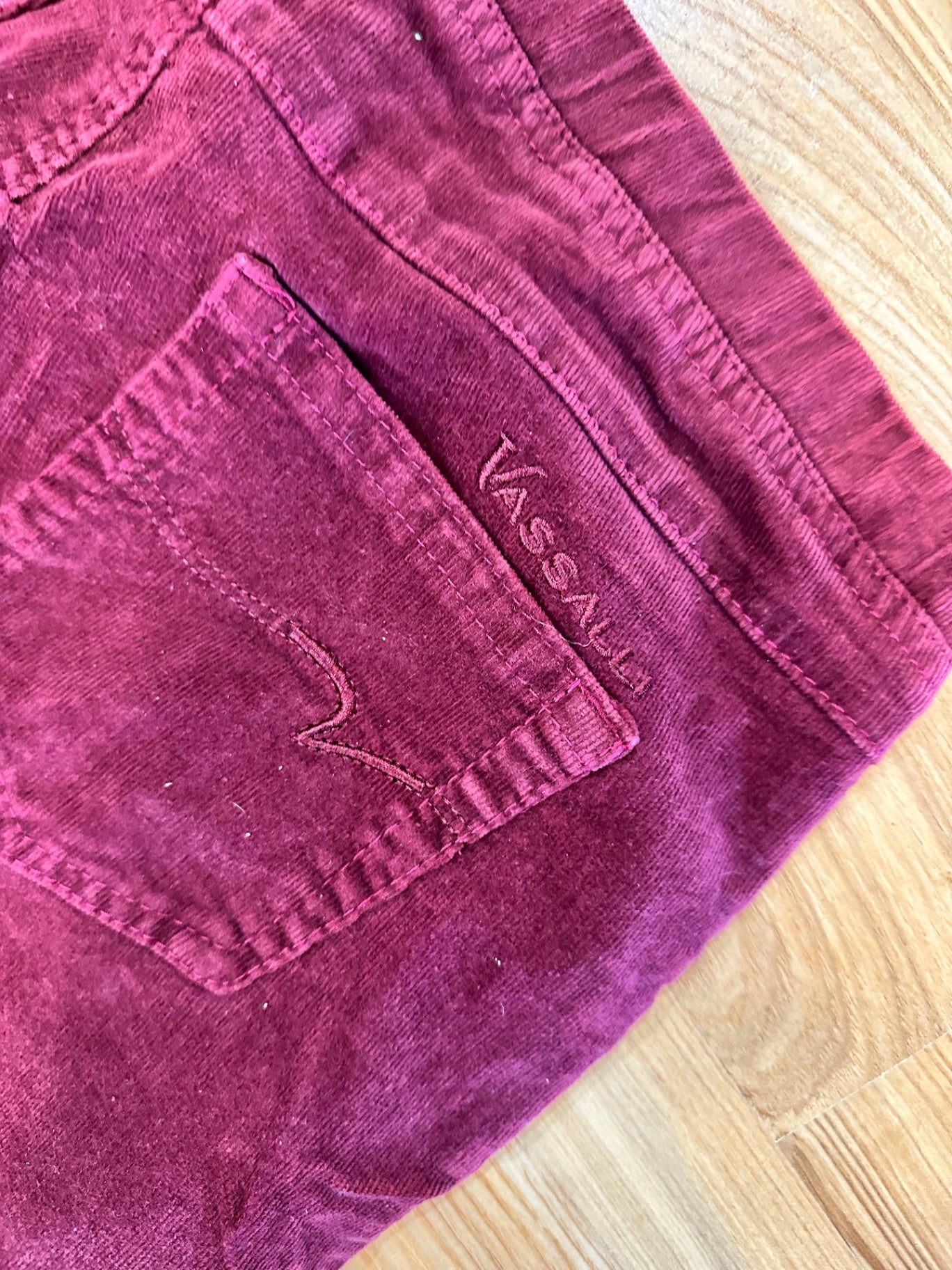 Vassalli Pants 12 Burgundy