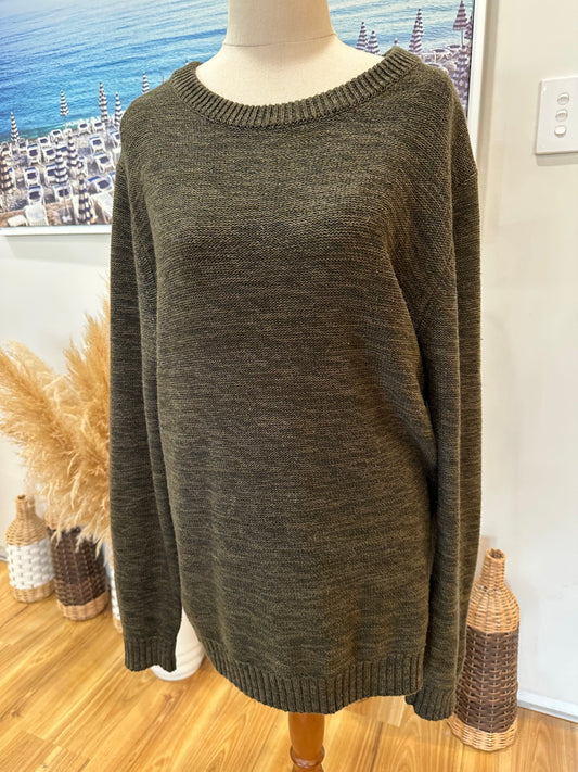 Rusty Jumper Small Olive Green