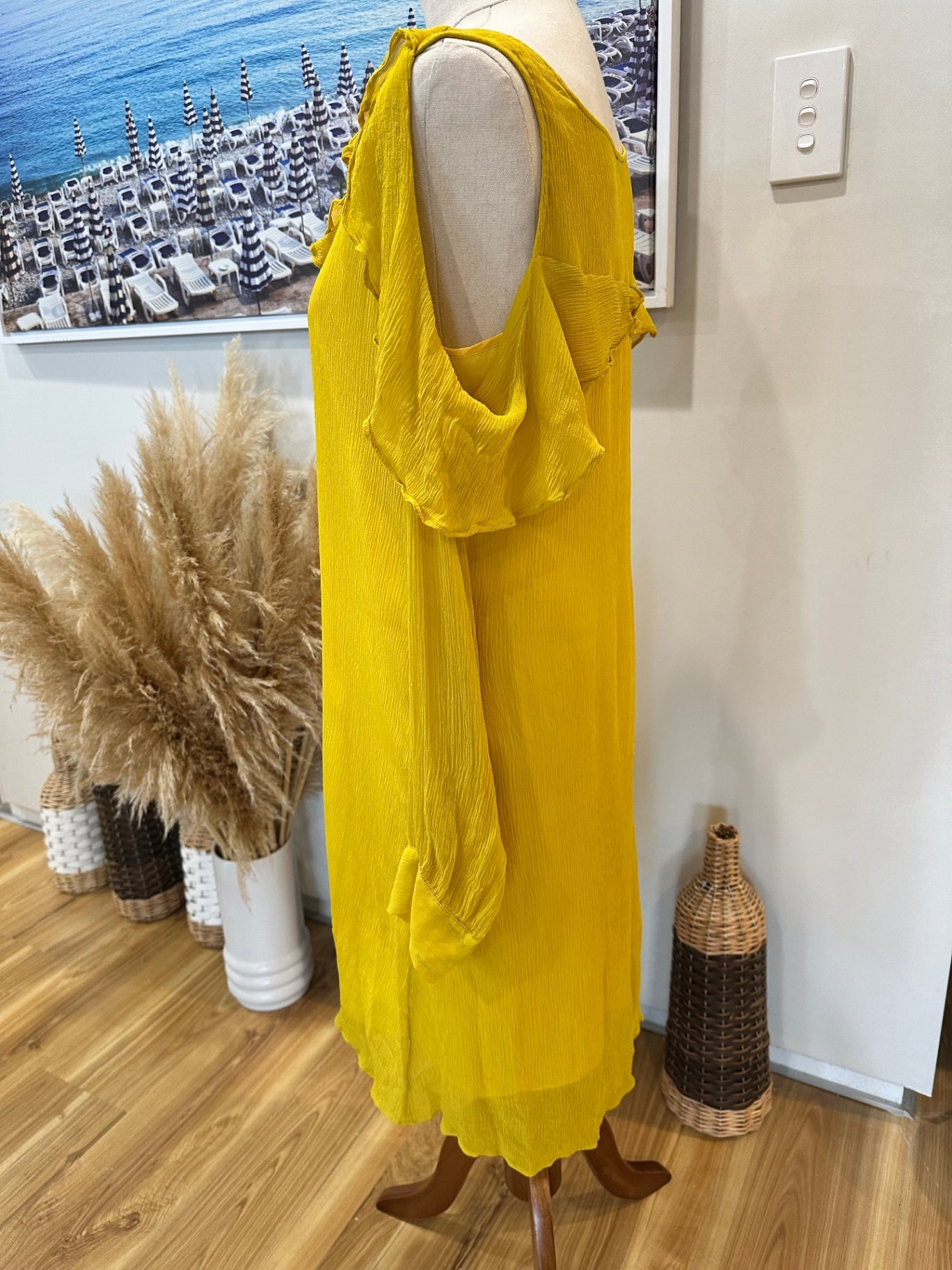 [SALE] Storm Dress 10 Yellow
