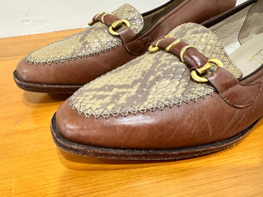 [SALE] Vintage 80's leather loafers - Size 10