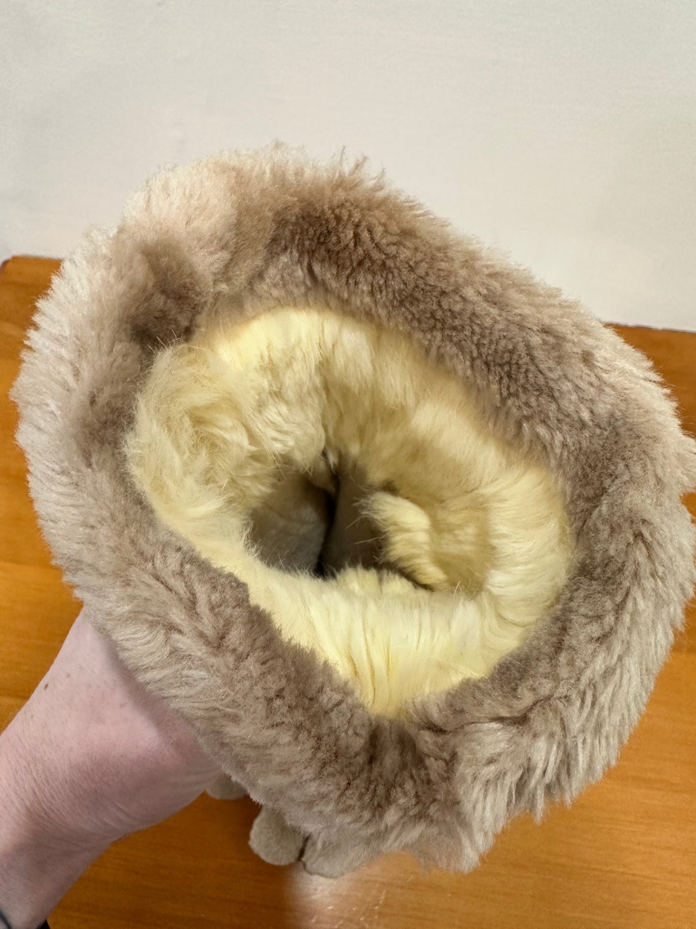 [SALE] Vintage Gloves - Rabbit fur + Leather
