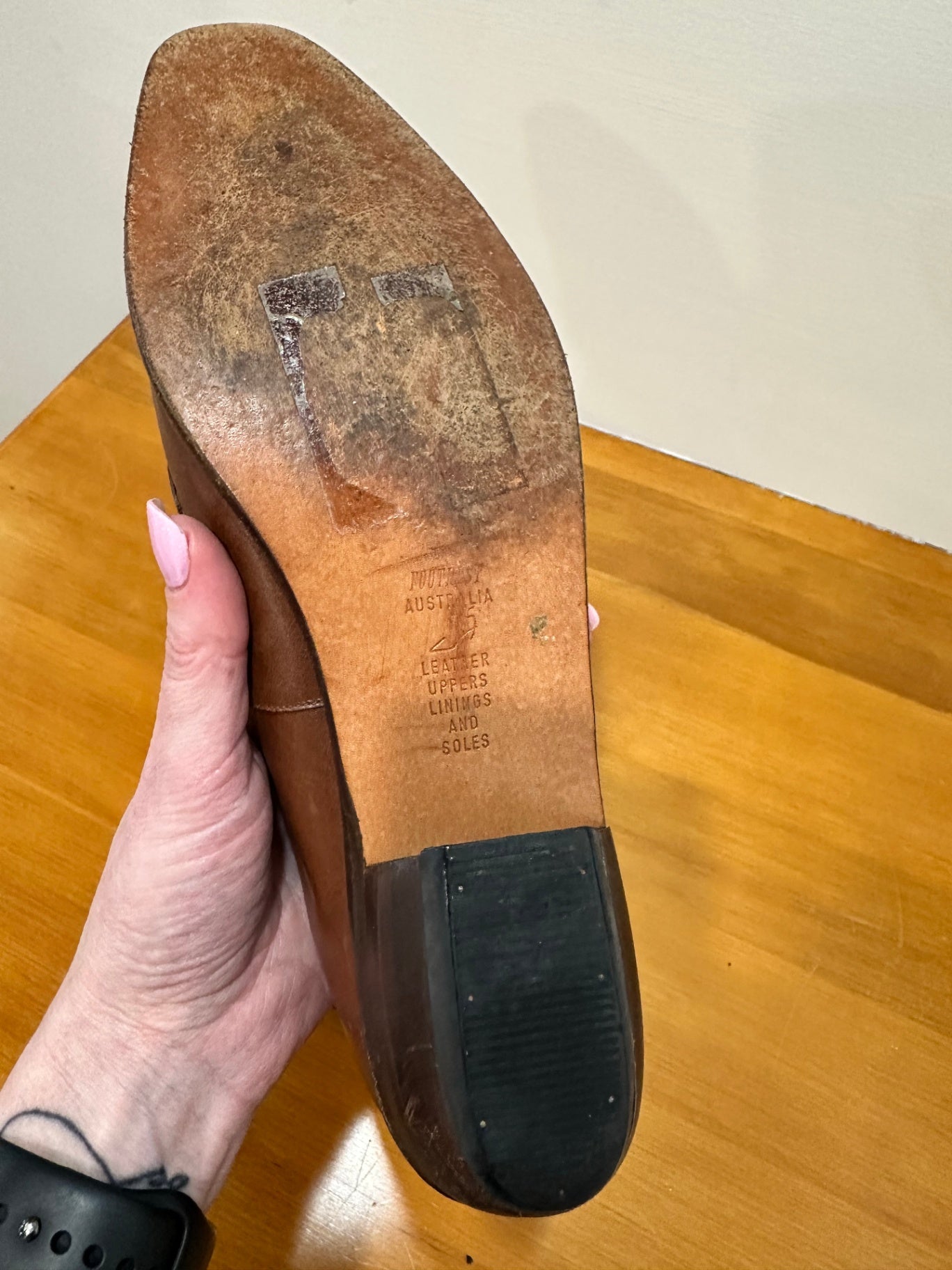 [SALE] Vintage 80's leather loafers - Size 10