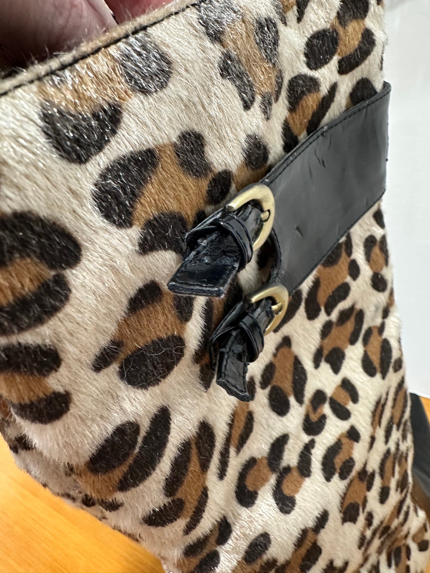 [SALE] Maher Boots 38 Leopard print with black accents