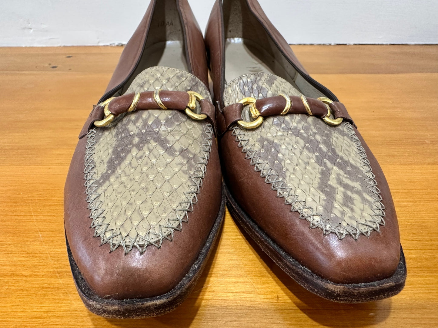 [SALE] Vintage 80's leather loafers - Size 10