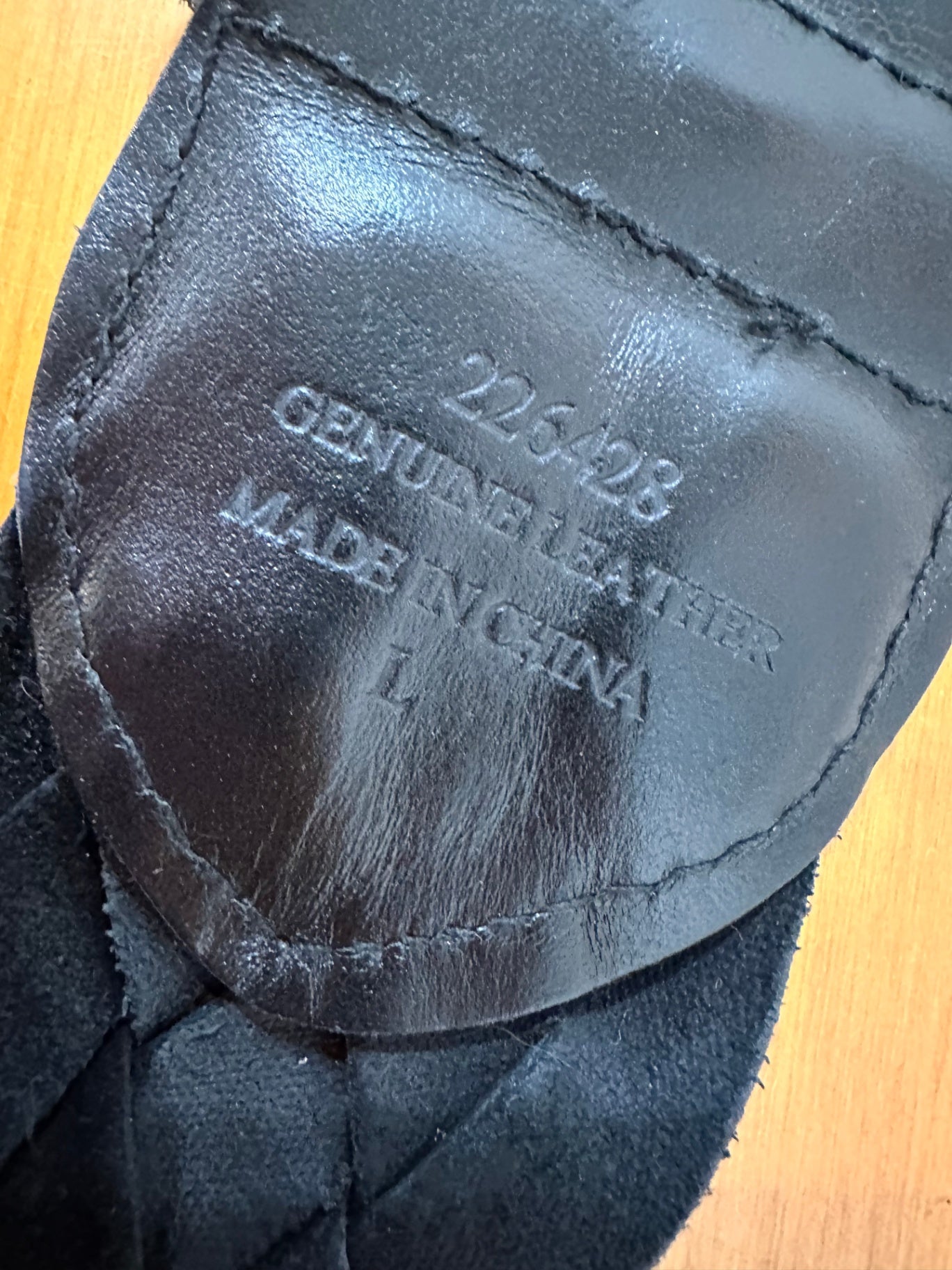 Vintage Y2K Belt Large Black