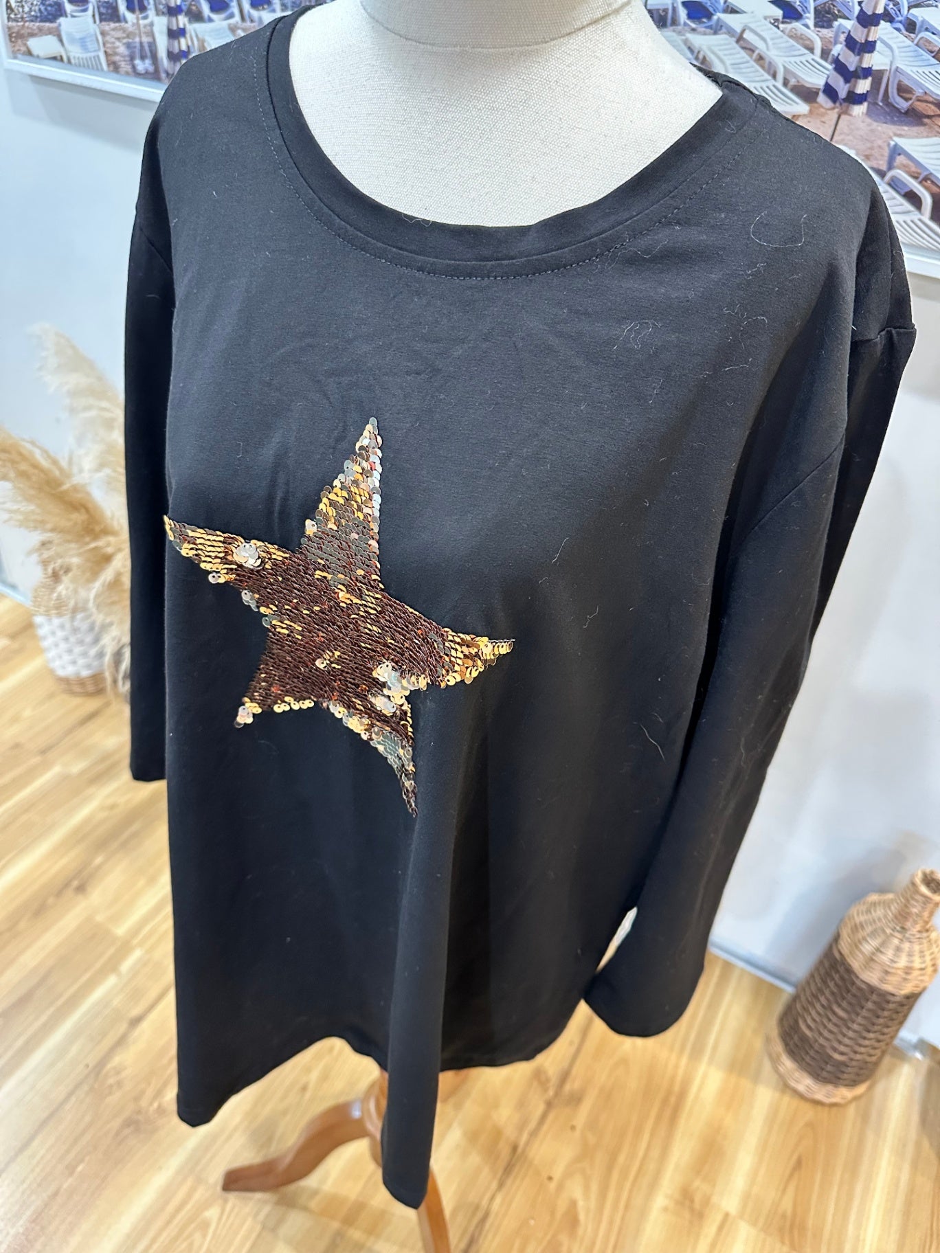 [SALE] Freez - Sequin Long Sleeve Top - 22