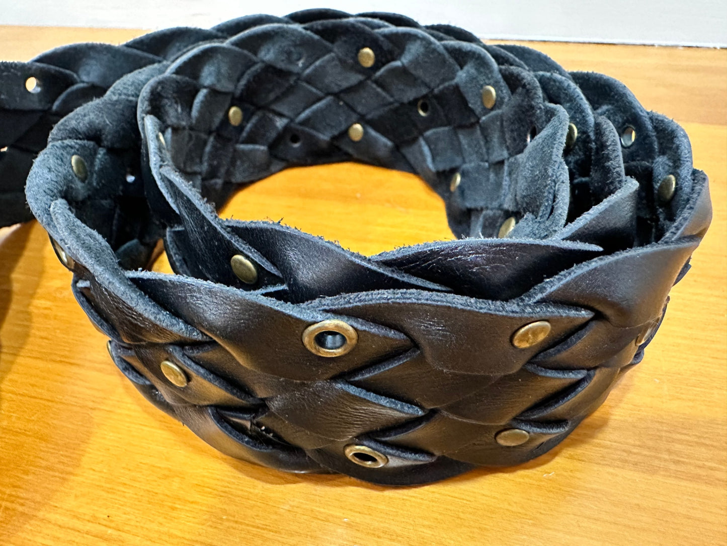 Vintage Y2K Belt Large Black