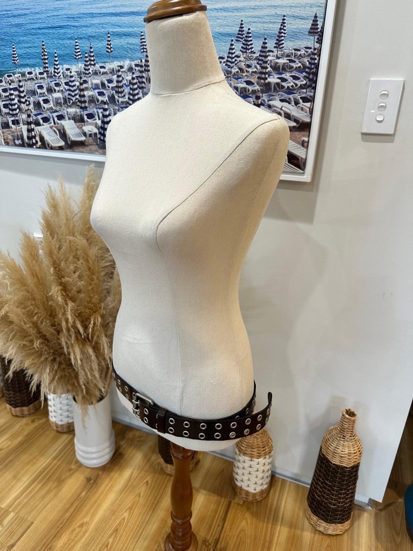 [SALE] Vintage Y2K Belt Dark Brown