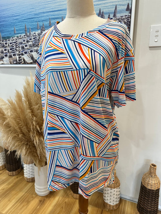 [SALE] Vintage 90's Top Large Multicolor