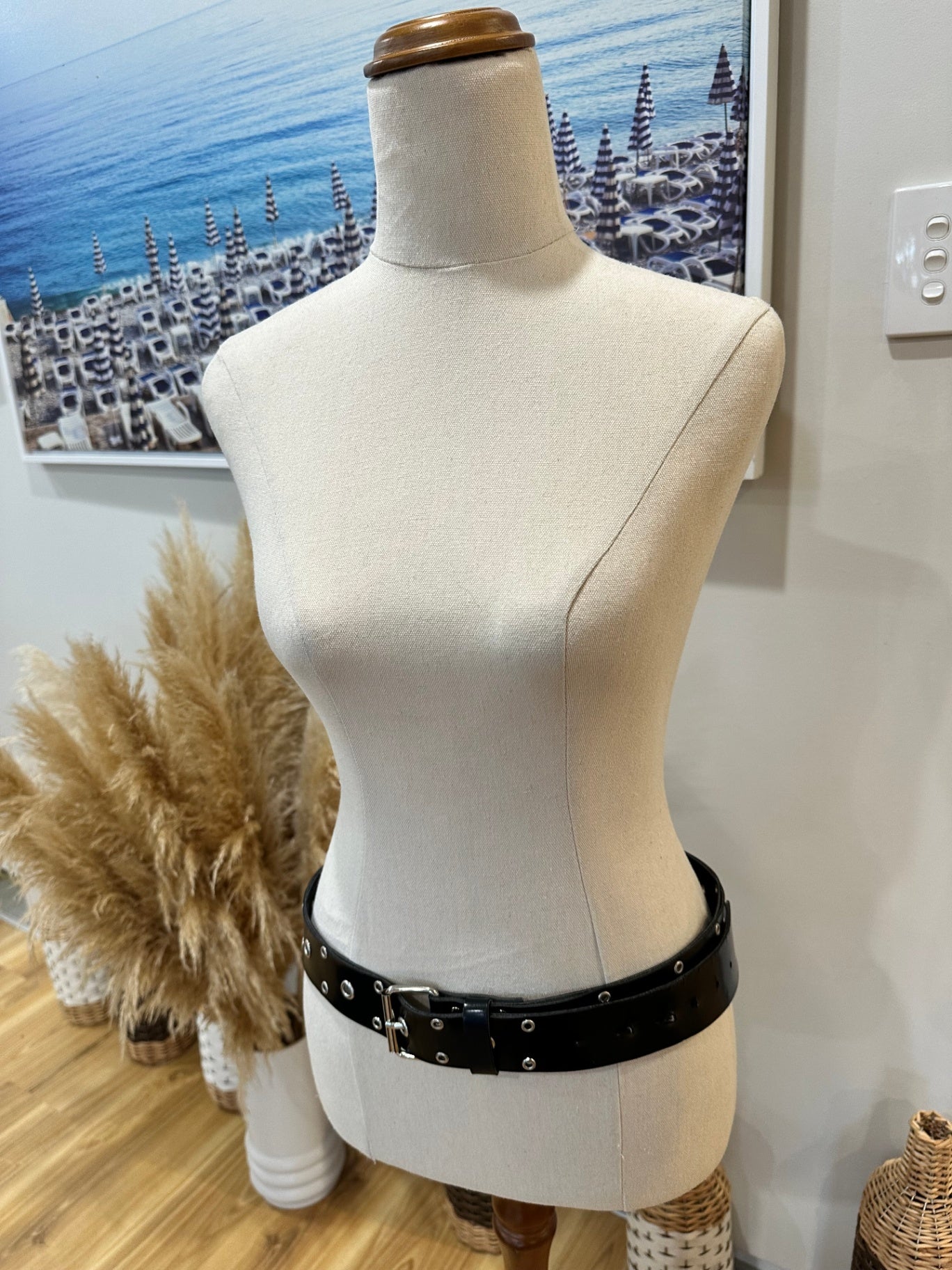 [SALE] Vintage Y2K Belt Large Black