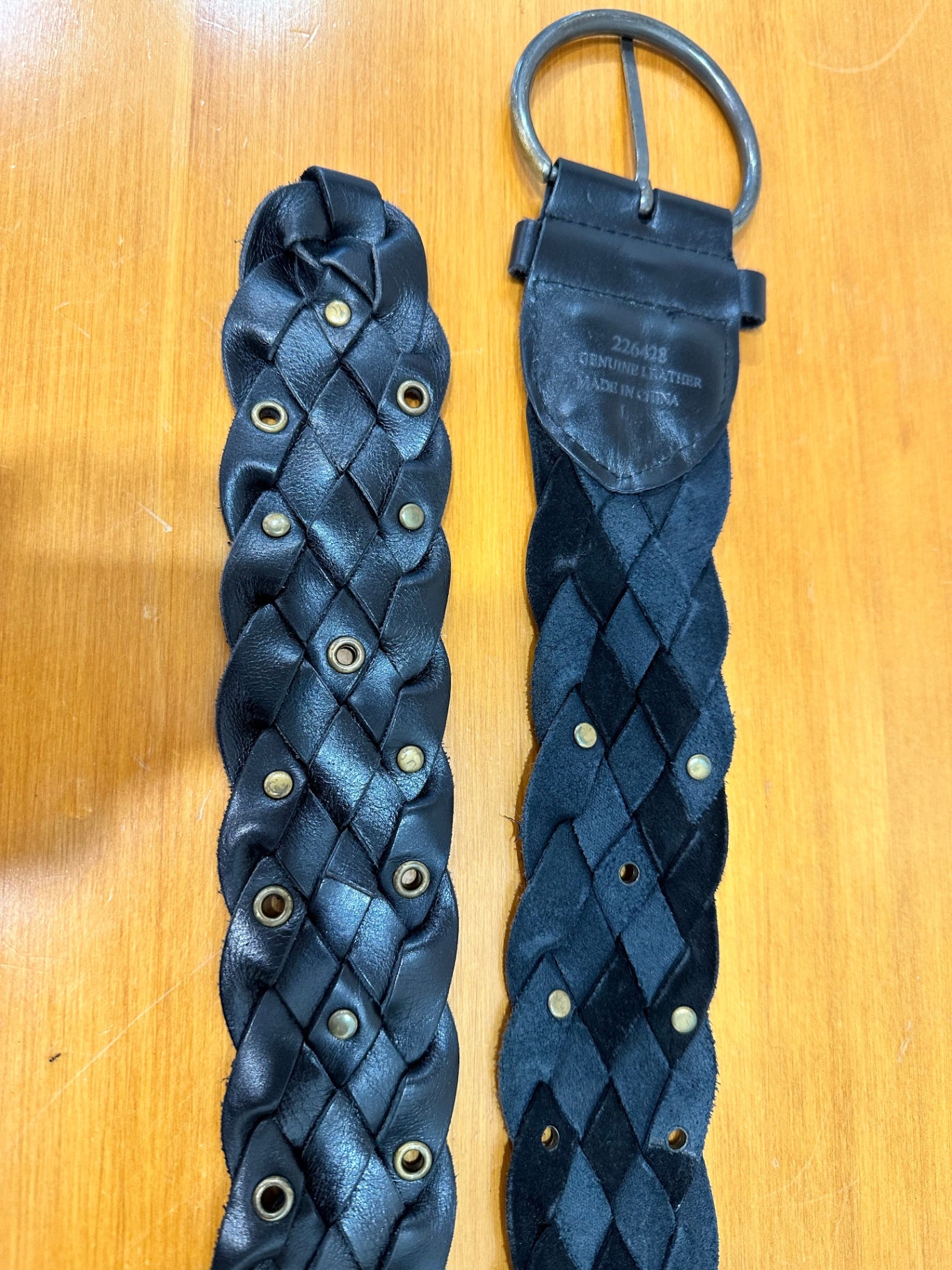 Vintage Y2K Belt Large Black