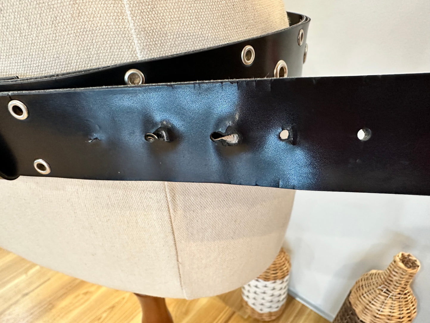 [SALE] Vintage Y2K Belt Large Black