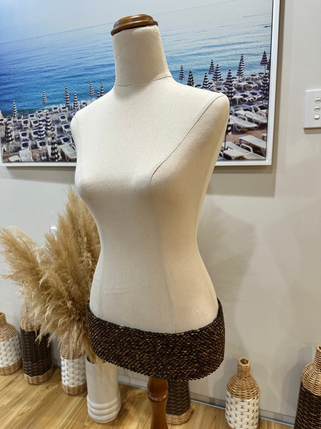 [SALE] Vintage Beaded Belt Small / Medium