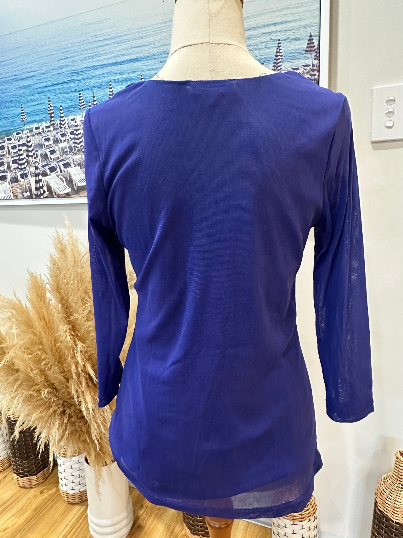 [SALE] Vintage Y2K Top - Blue