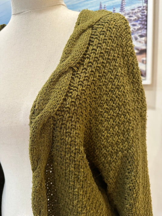 [SALE] Cardigan - Medium / Large - Olive Green