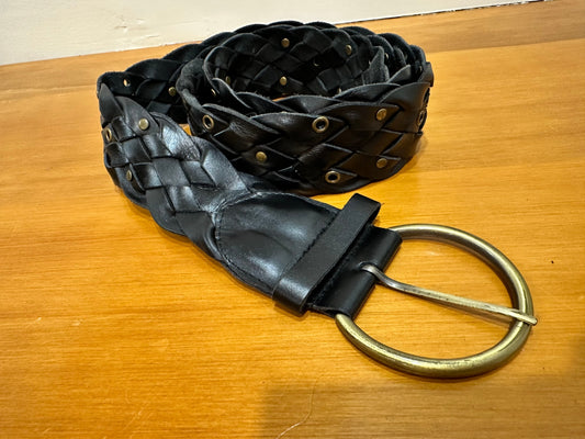 Vintage Y2K Belt Large Black