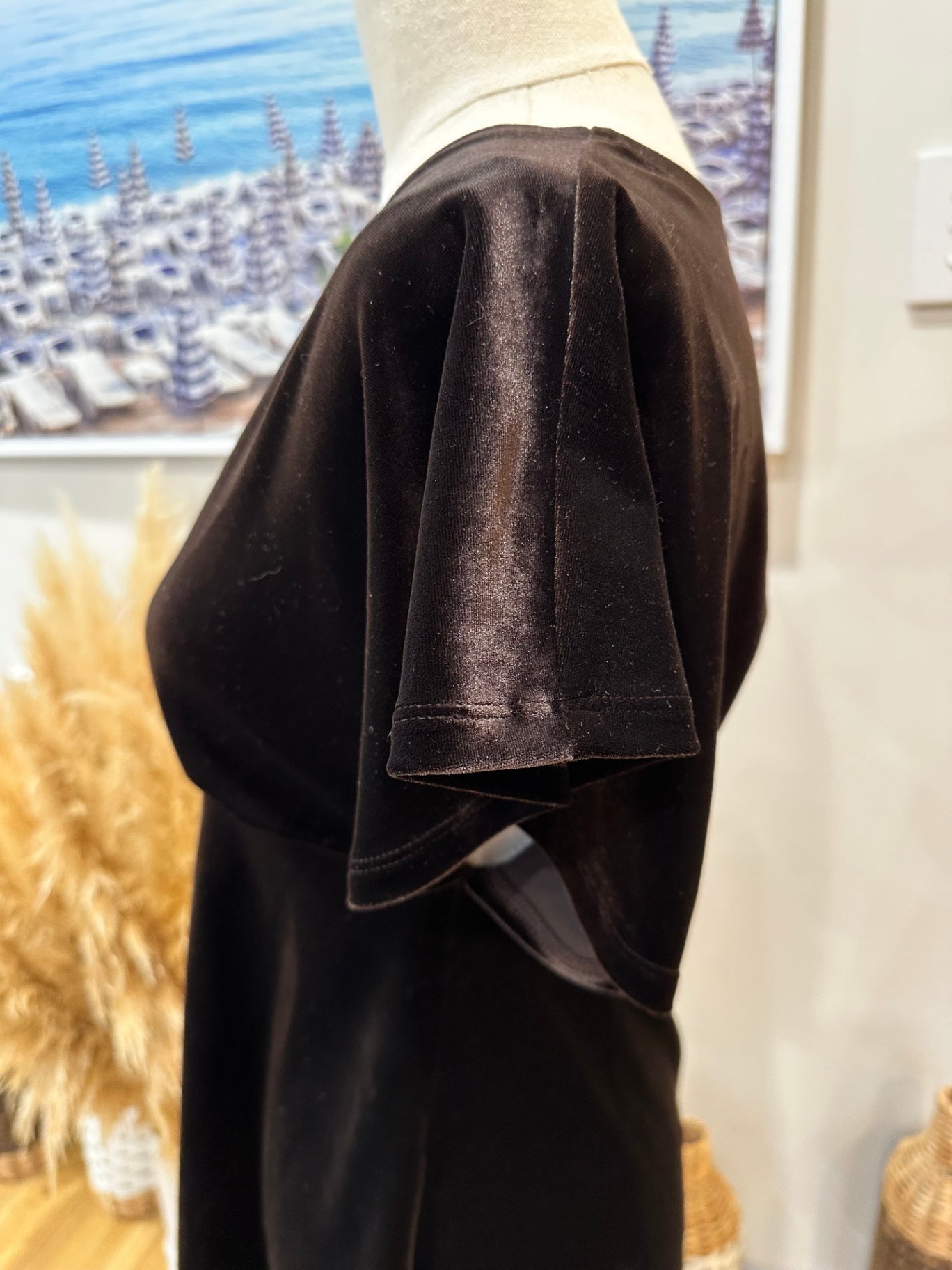 [SALE] Helen Cherry Top Medium Dark Brown