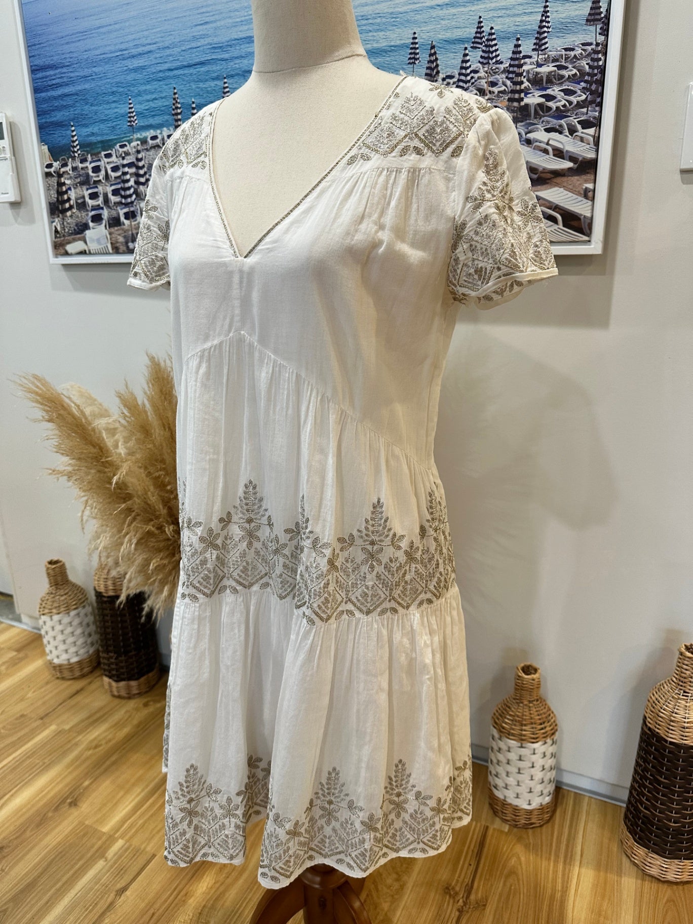 [SALE] Forever New Dress Off-white/Beige