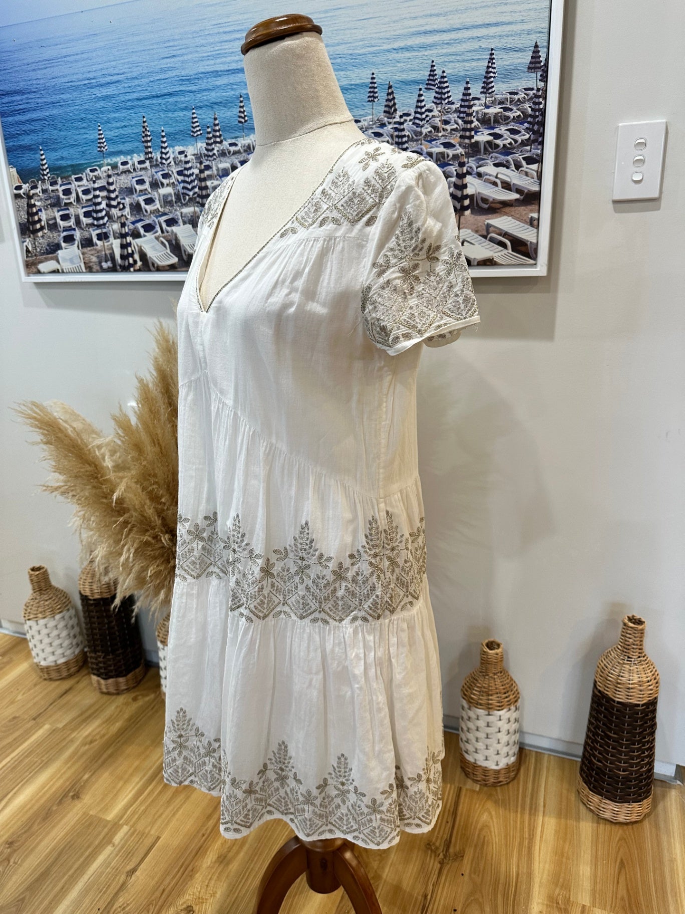 [SALE] Forever New Dress Off-white/Beige