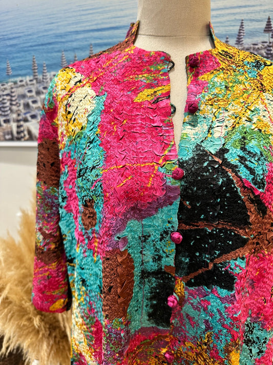 [SALE] Colourful Asian Inspired Jacket