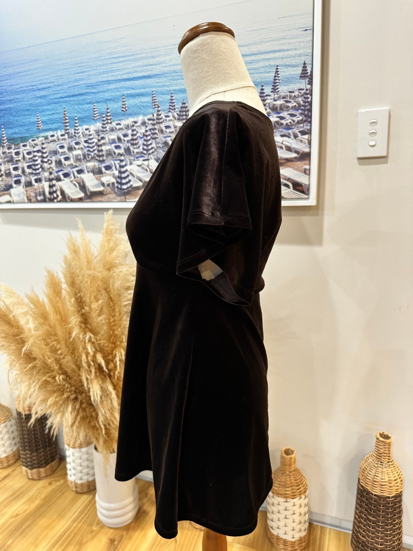 [SALE] Helen Cherry Top Medium Dark Brown