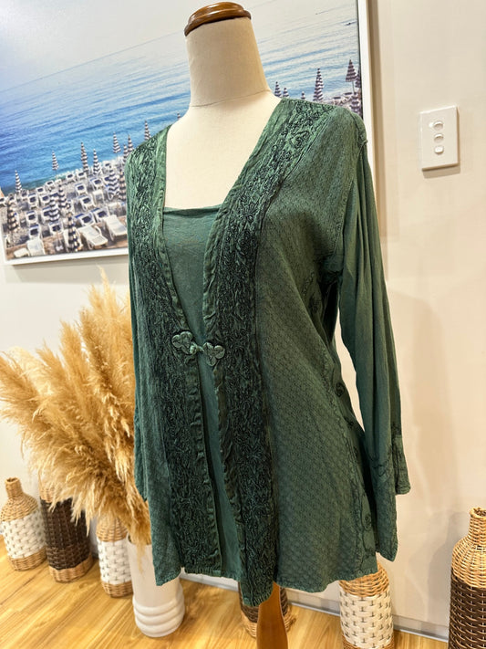Cristas - Top Large - 100% rayon