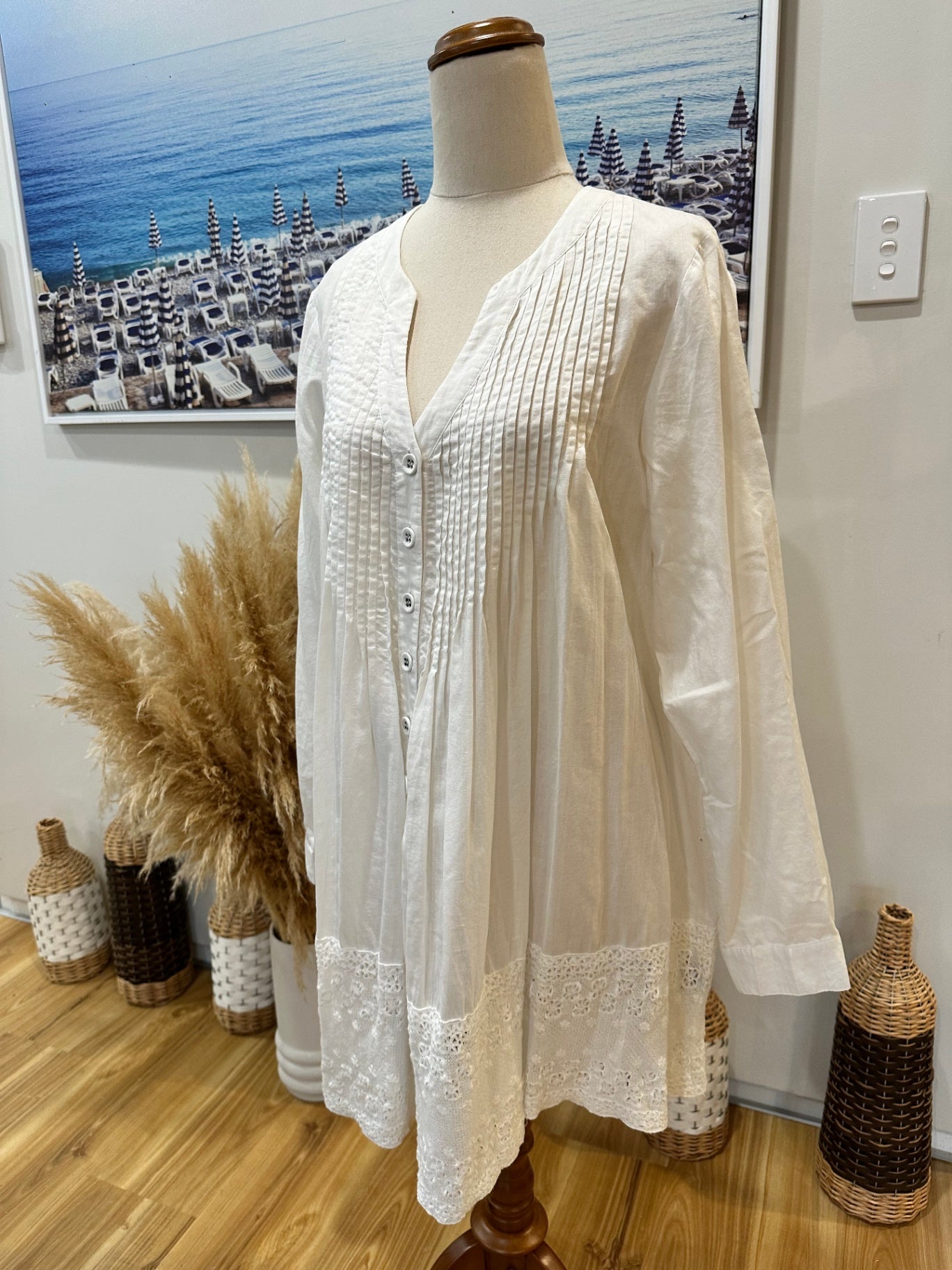 Verge Dress Cream