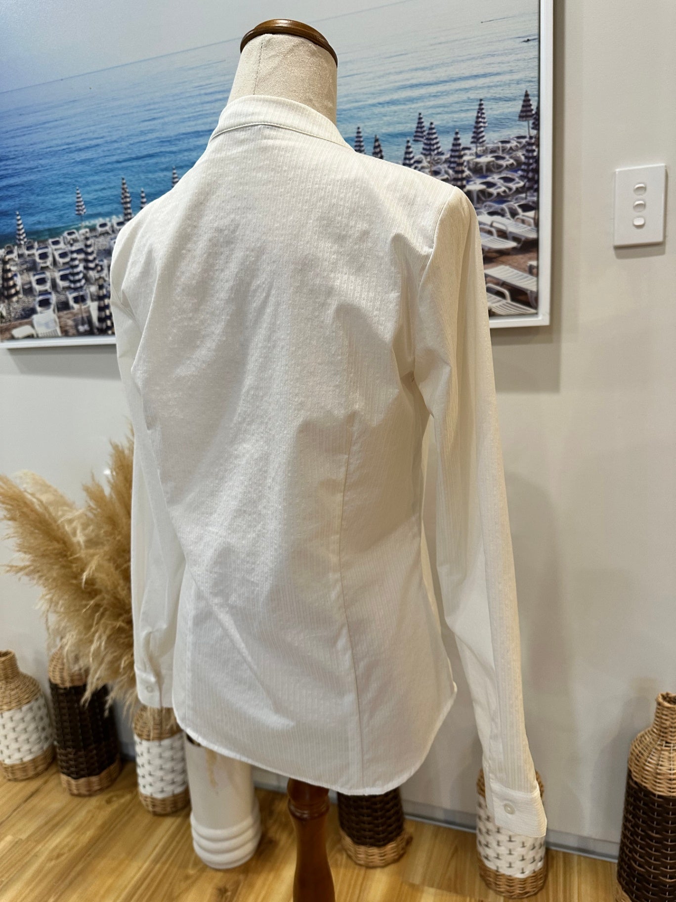 [SALE] Oliver Black Shirt 10 Cream