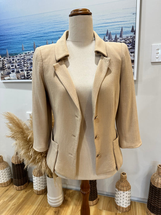 [SALE] George Cross - Blazer - 8 Beige