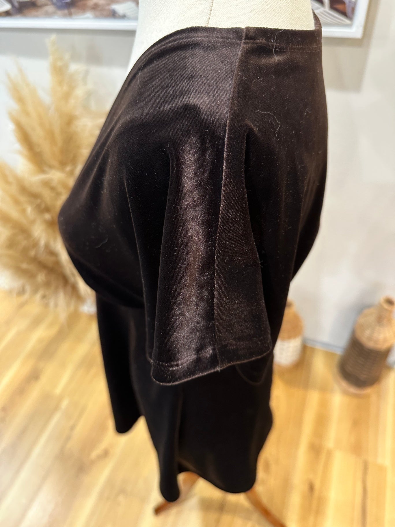 [SALE] Helen Cherry Top Medium Dark Brown