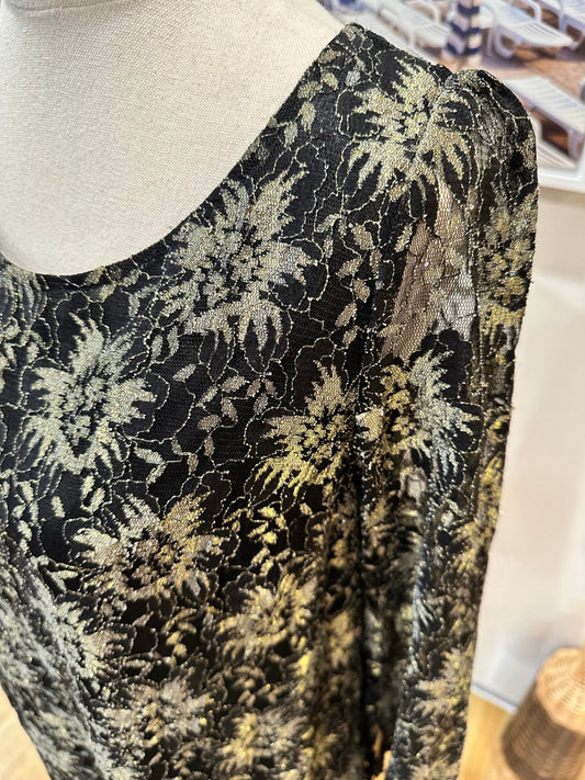 [SALE] Ketz-Ke Dress 14 Black and gold