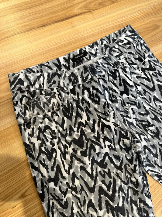 [SALE] Sabine Pants Black and white