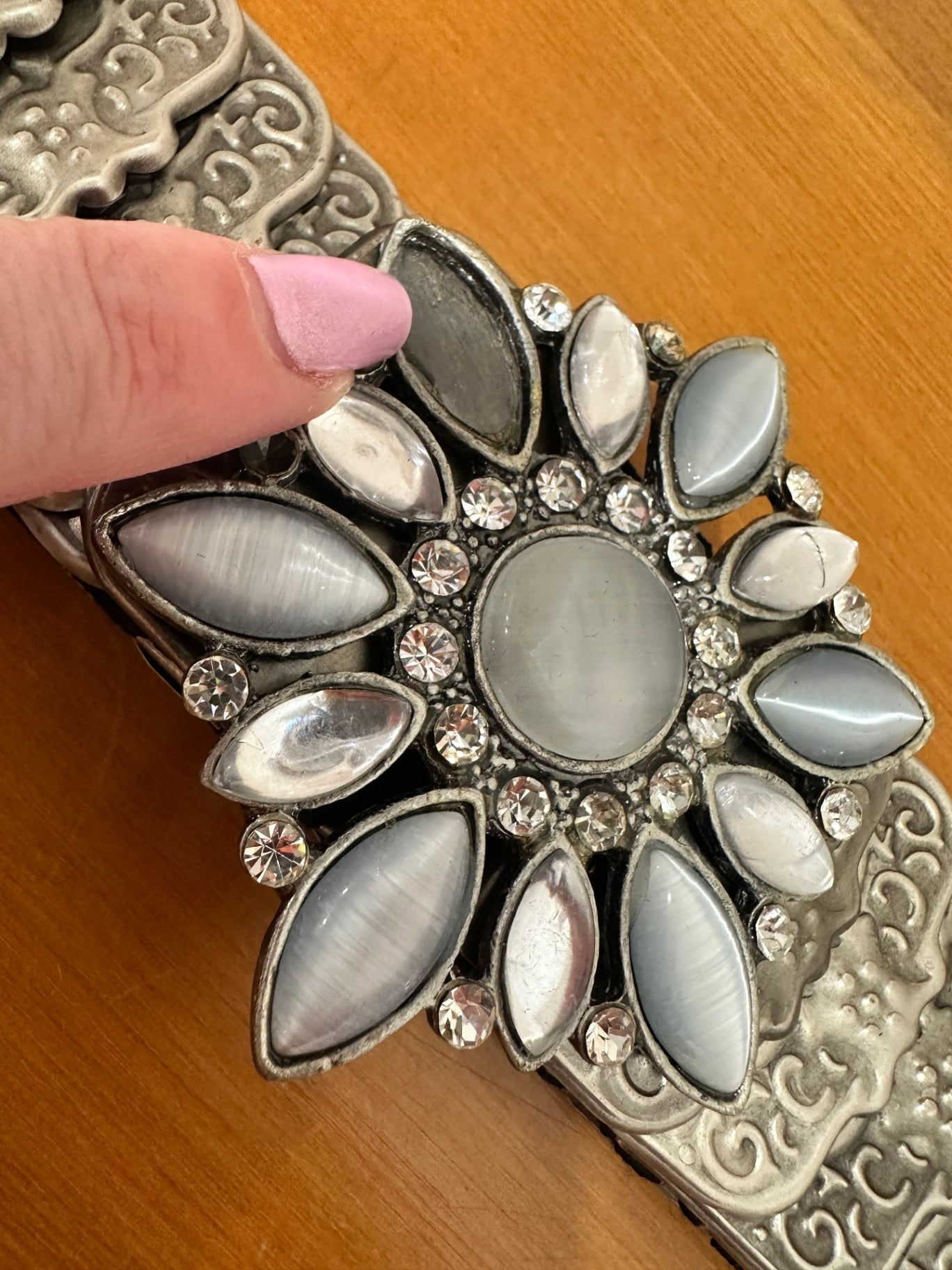 [SALE] Vintage Y2K Belt Small / Medium Silver/Gray