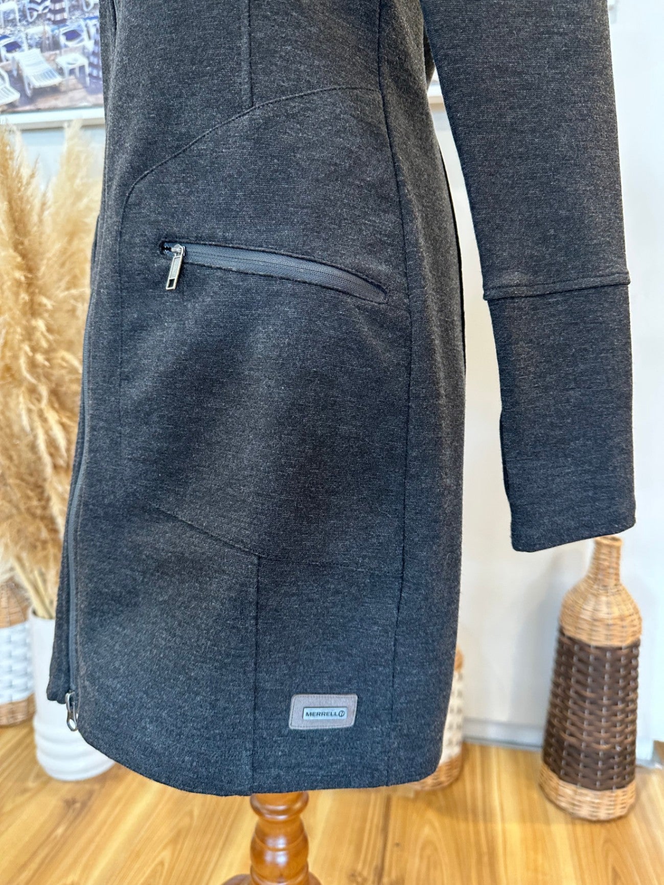 [SALE] Merrell - Longline Hoody -  Extra Small / Small Grey