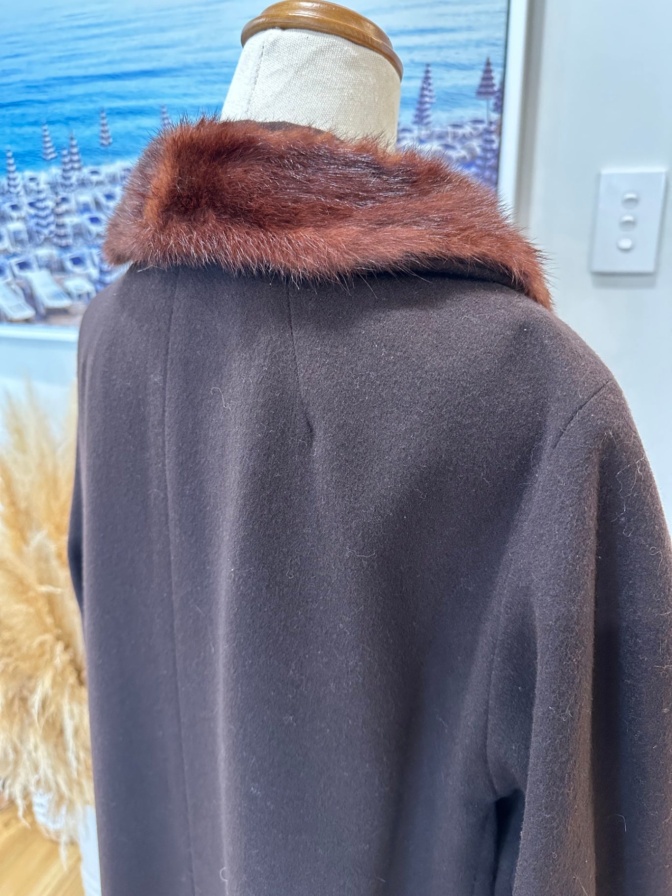 [SALE] Vintage - Longline Wool Coat - Large