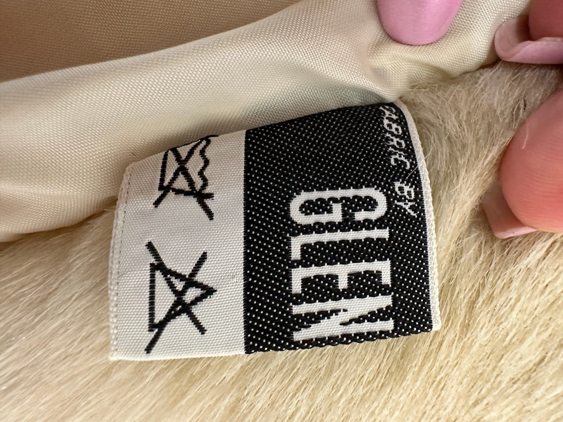 [SALE] Vintage Coat - Faux Fur - Beige